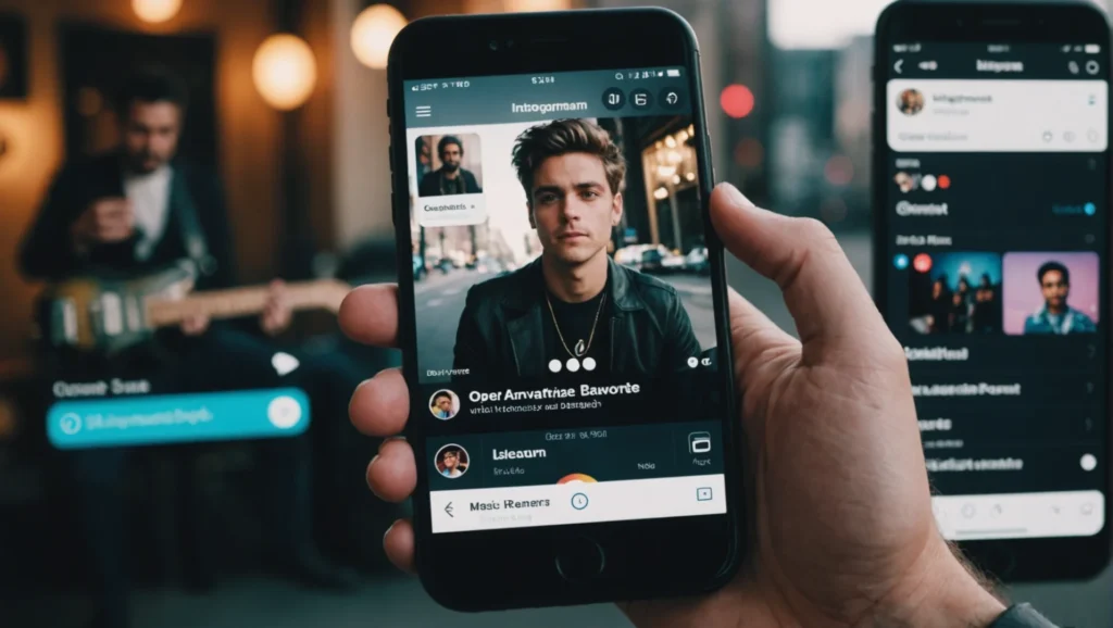 Compte professionnel instagram musique