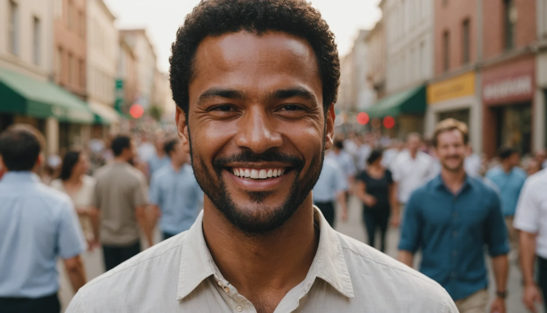 dentition parfaite homme